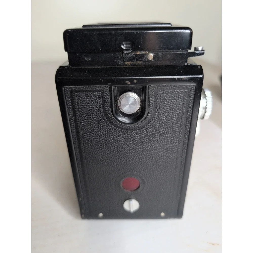 Vintage Graflex Ciro-Flex TLR Camera w/ Wollensak 85mm F3.5 Lens -Alphax W/Case